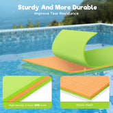 WARMOUNTS Floating Water Mat, 3-Layer Adult Foam Pad 13'x5'